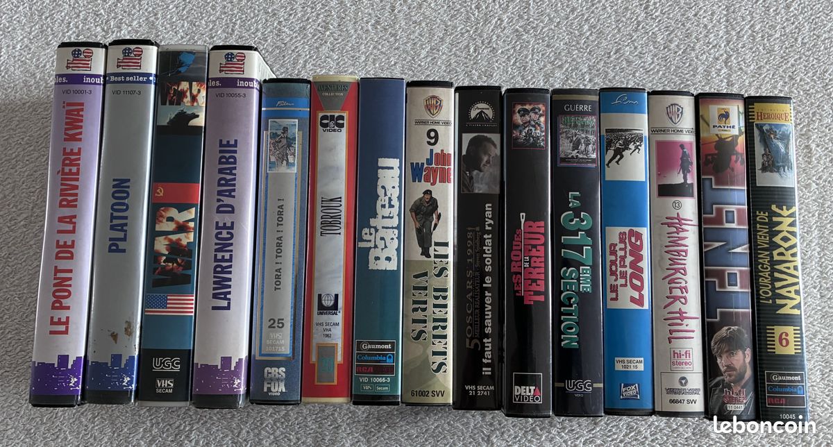 Cassette vhs flims guerre (image 5)