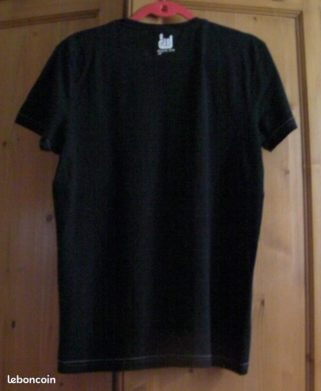 Tee-shirt noir FISHBONE - Taille L (image 3)