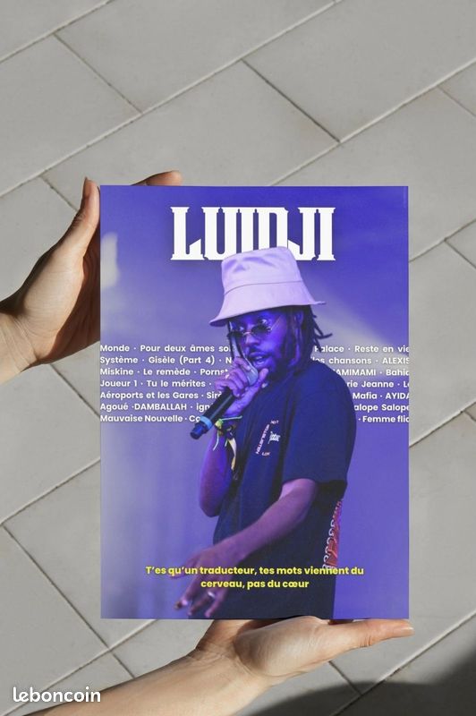 Poster Chambre Moderne 20x30cm Poster Musical Luidji Sur Toile 20x30cm - Déco Murale Moderne Pour Chambre Et Salon - Impression Haute Qualité Impression Toile 20x30cm