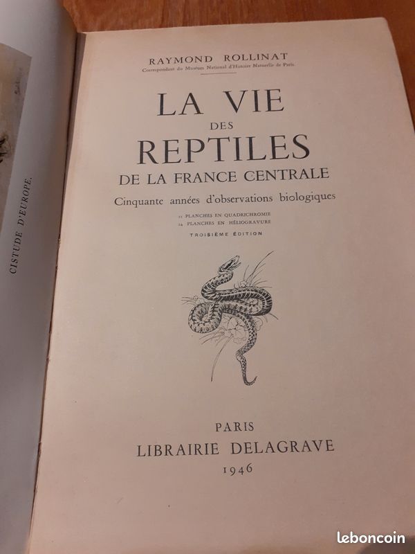 La vie des reptiles r. Rollinat 1946 (image 2)