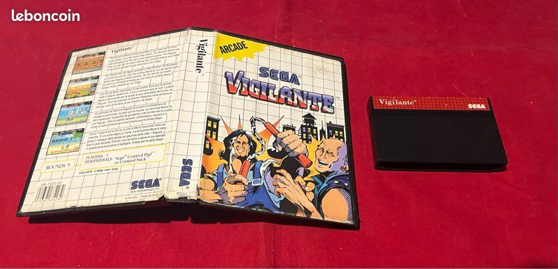 Jeu Vidéo Vigilante - Sega Master System - Très Bon État Complet