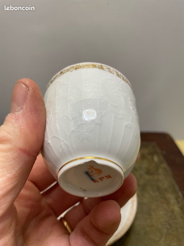 Tasse porcelaine ancienne KPM (image 5)