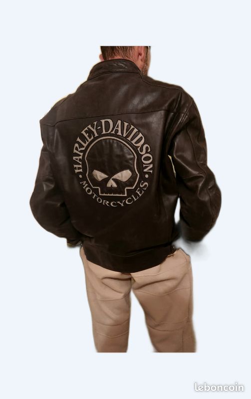 Motorcycles Blouson Moto Cuir Homme Harley Davidson Veste Cuir