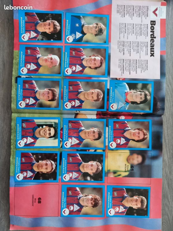 94 CHRISTOPHE DUGARRY GIRONDINS BORDEAUX FOOTBALL CARD PREMIUM PANINI
