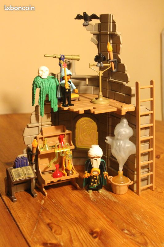 PLAYMOBIL 3839 Boutique Du Magicien – Extension Châteaux 3666/3667/3665, Occasion