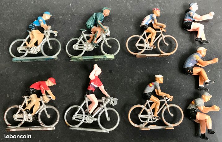 JOUETS LOT DE figurines petits cyclistes salza d'origine plus récente EUR 48,00 - FR
