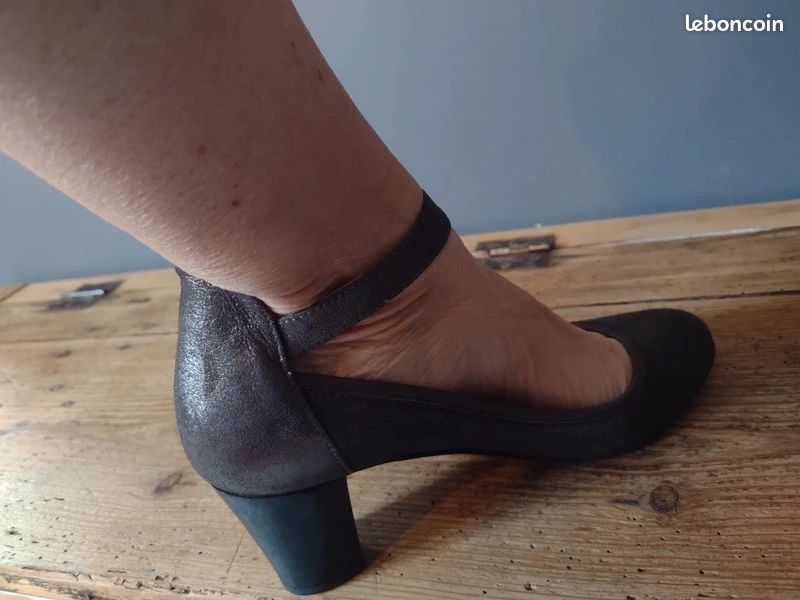 Chaussures femme 37 taupe Bocage (image 5)