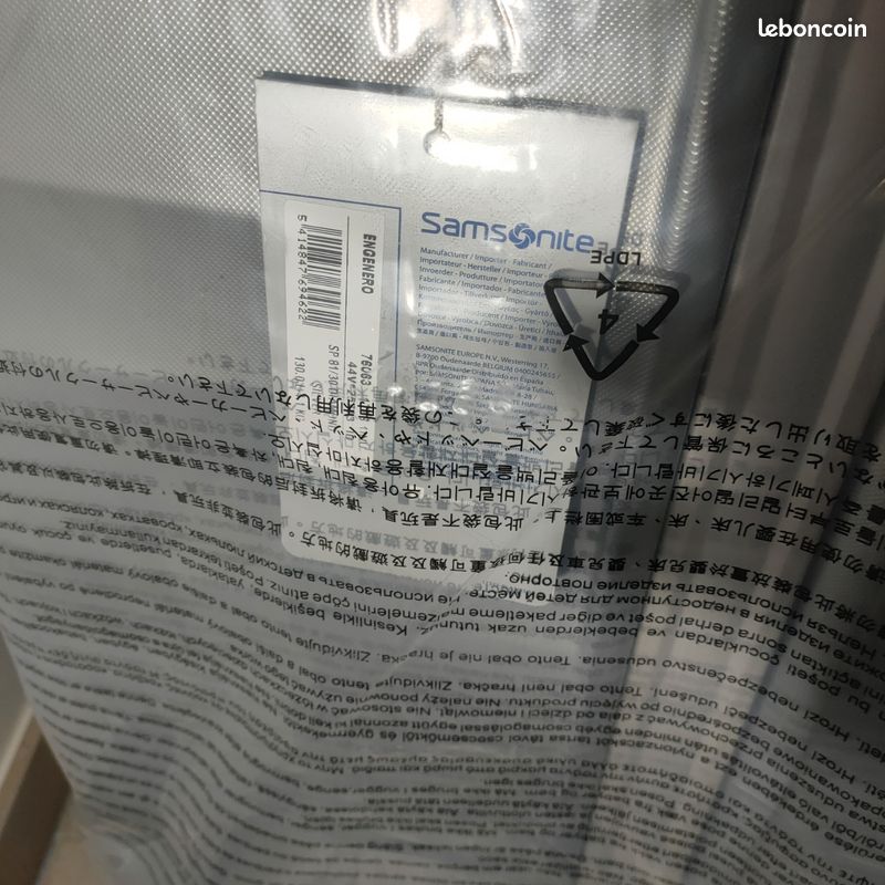 Valise de soute XL 81 cm Samsonite ingenio Argent (image 3)
