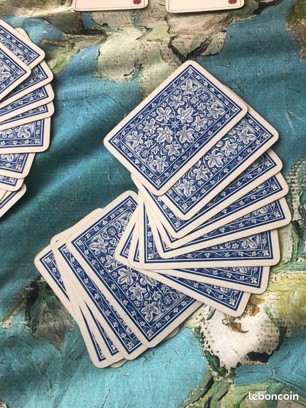Ancien Jeu de cartes à jouer « Guillotin » Héron VINTAGE format Tarot