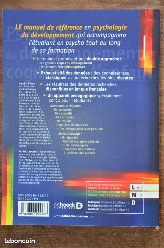 Lot de 3 livres BRUNER Pédagogie de l'enfant/Psychologie/Didactique des langues (image 5)