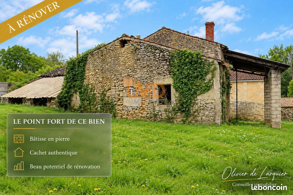 Maison 4 pièces 130 m² · à La Chapelle-des-Pots · 130 m² · 44 000 €