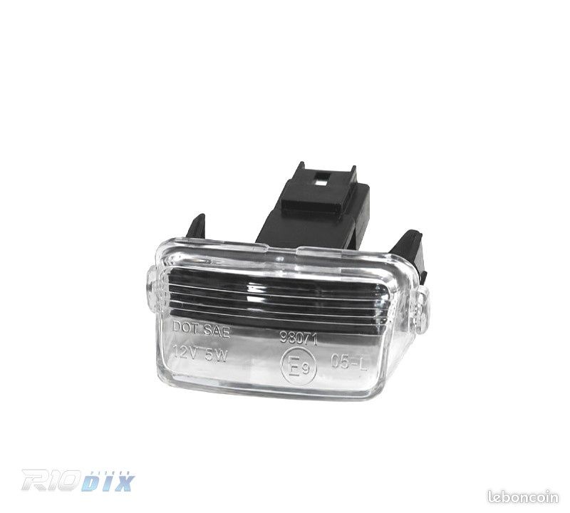 éclairage plaque d'immatriculation led peugeot 207 06-12 sans ampoule qf58 (image 1)