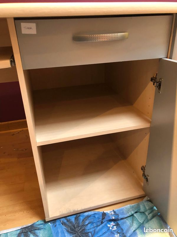 Bureau bois clair (image 3)