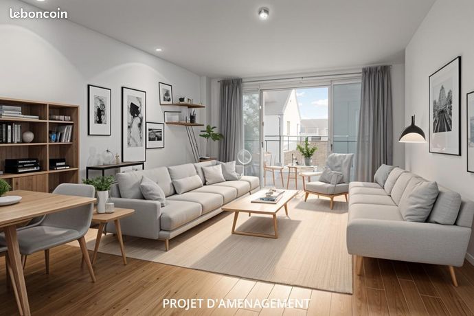 Appartement 2 pièces 46 m²