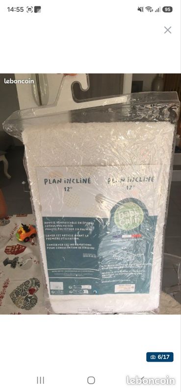 Plan incliné 12 degrés pour lit bébé Babycalin Neuf (image 6)