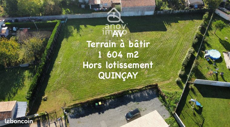 Terrain 1604 m² Quinçay