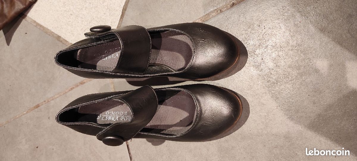 Escarpins gris (image 1)