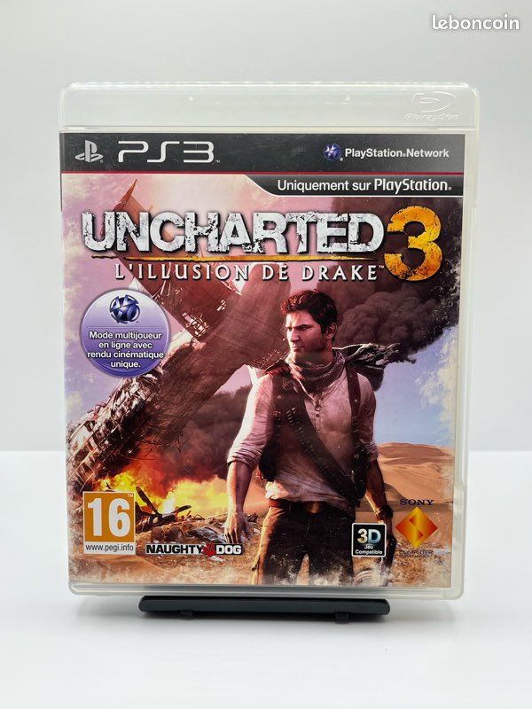 Uncharted 3 lâillusion de Drake PS3 - Complet - FR đ«đ· (image 1)