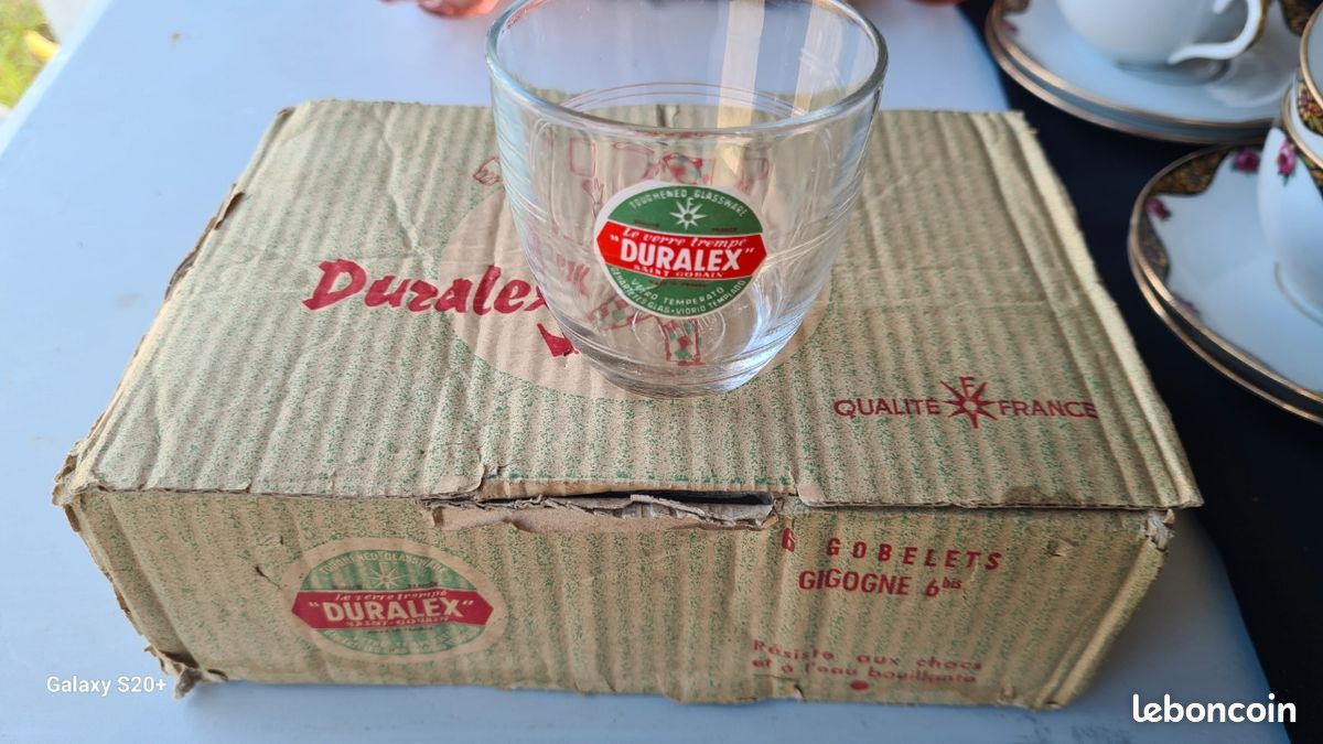 6 verres dualex 1960 (image 1)