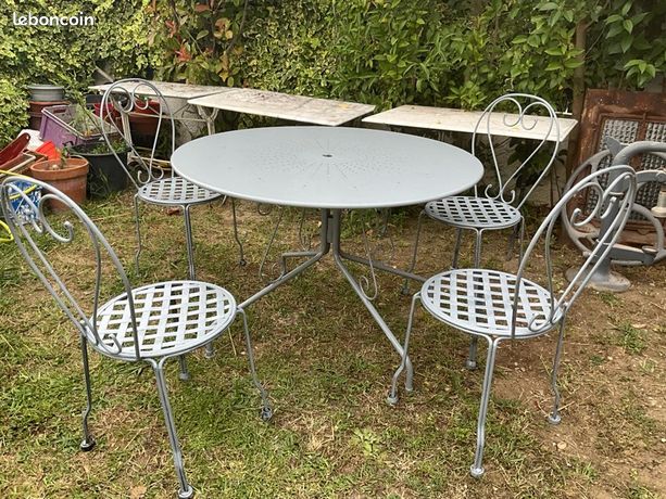 Salon De Jardin Fer Forge Occasion