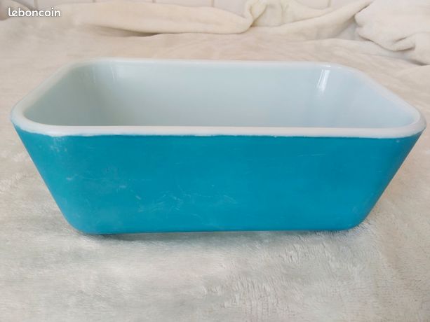 Plat Pyrex vintage daisy tournesol jaune - Arts de la table