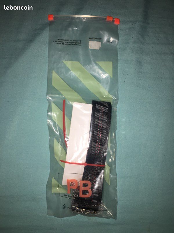 Ceinture off white noir (image 2)