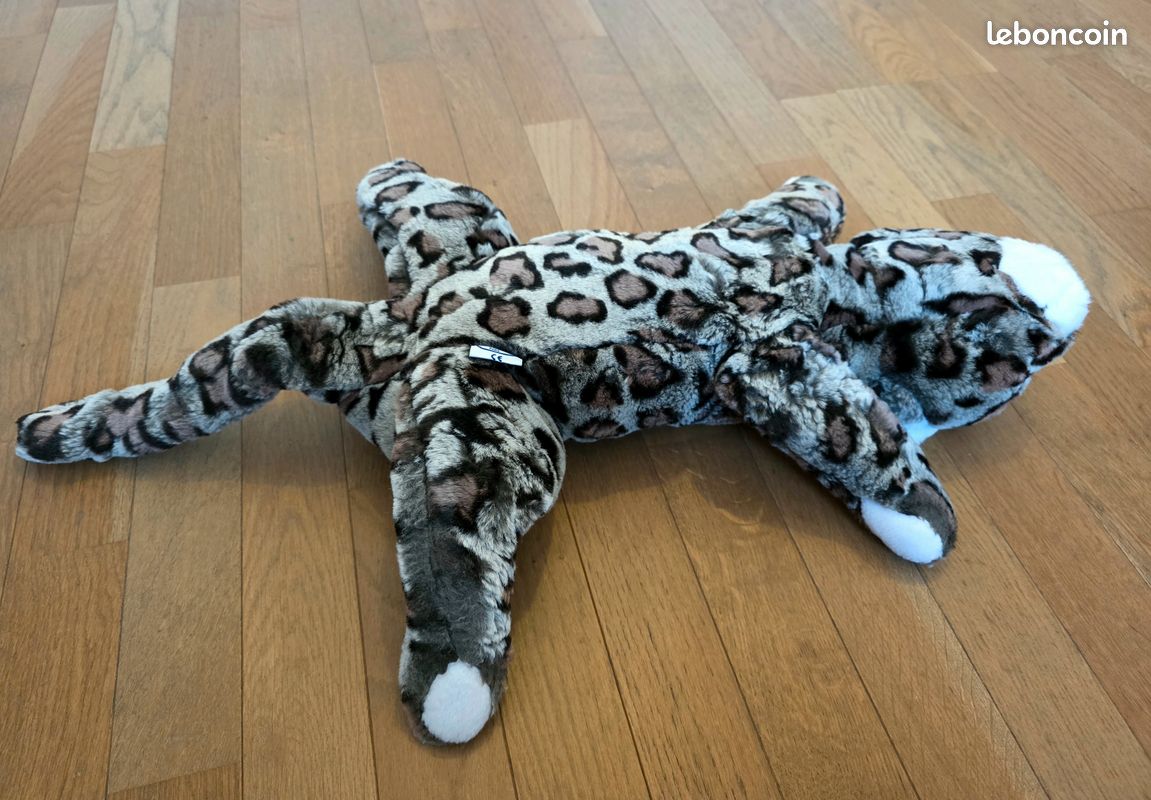 Peluche panthère grise (image 5)
