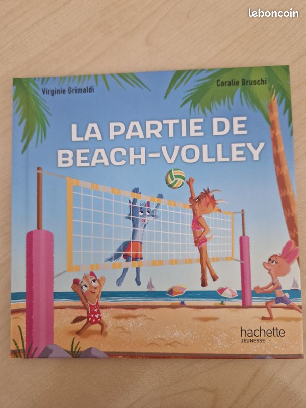 Livre enfant - La partie de beach-volley (image 1)