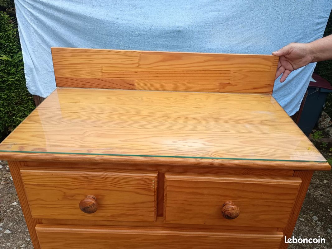Commode pin massif (image 5)