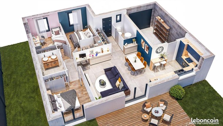Maison 5 pièces 76 m²