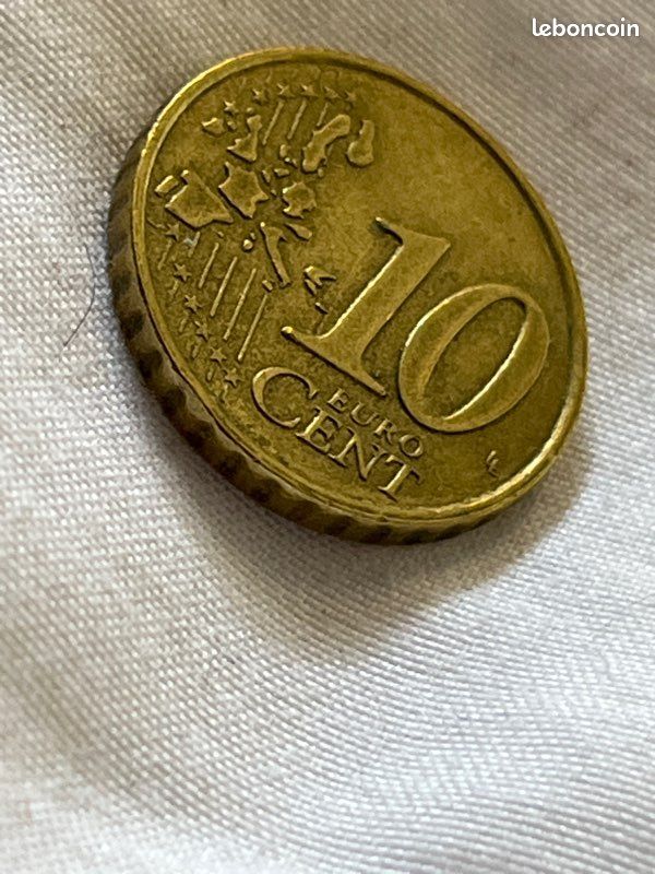 Pièce De 10 Centimes Euro France 1999 – Bon état