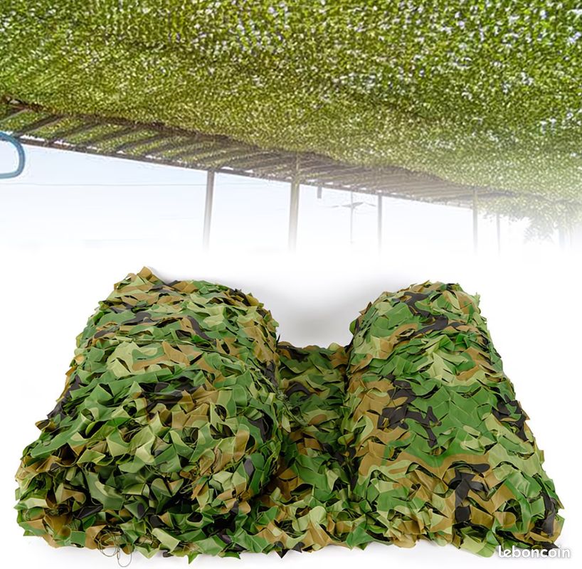 Filet de Chasse - Filet de Camouflage 6x4m - Neuf - Livraison gratuite en France en 4 jours â â â (image 4)