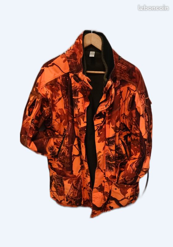 Veste chasse fluo chaude imperméable silencieuse Vêtements