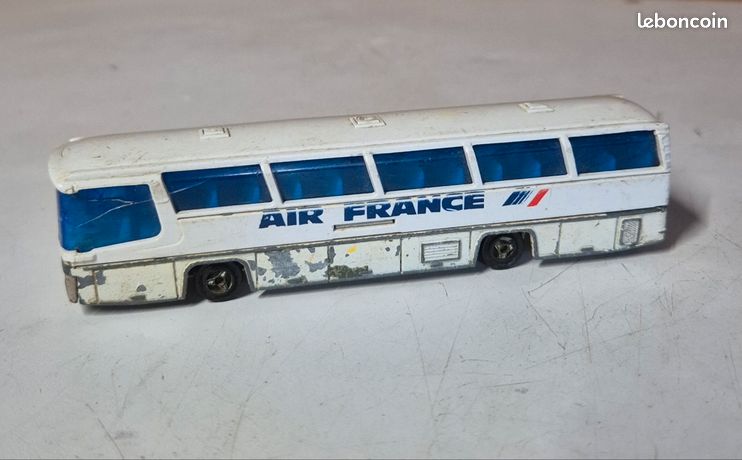 Ancien Jouet France Rare Minialuxe Minibus Floirat Porte 1/43