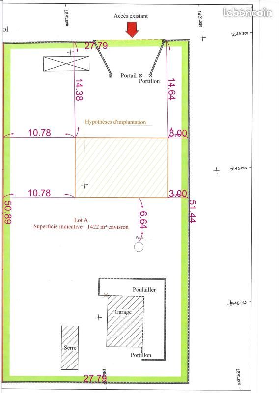 Terrain 1 343 m² La Grand Croix · à La Grand-Croix · 190 000 €
