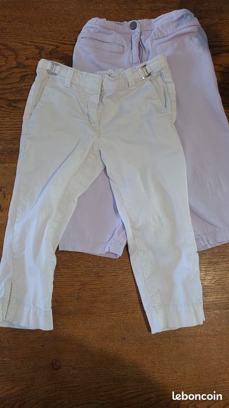 2 pantalons fille 5 ans (image 1)