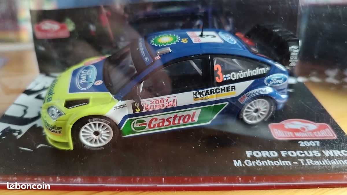 Miniature Ford Focus Rallye Monte Carlo 2007 1/43 Ixo - Modélisme