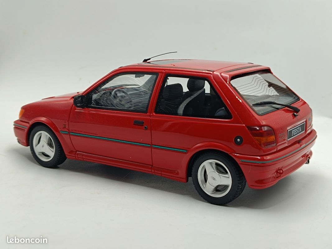 OT120 Ford Fiesta RS Turbo Radiant Red 1990 Otto ottomobile