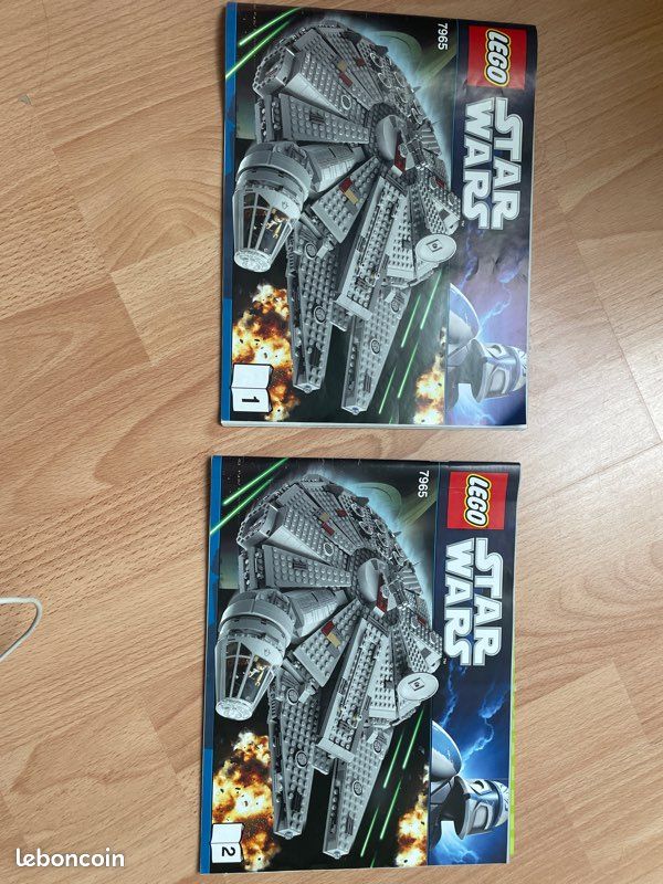 Lego 7965 Lego Millennium Falcon Building Instructions Display