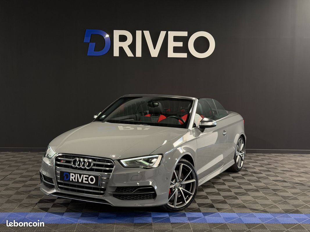 AUDI S3 CABRIOLET 2.0 TFSI 300cv QUATTRO S-Tronic 6 / BO / GRIS NARDO / CARPLAY / ENTRETIEN COMPLET (image 1)