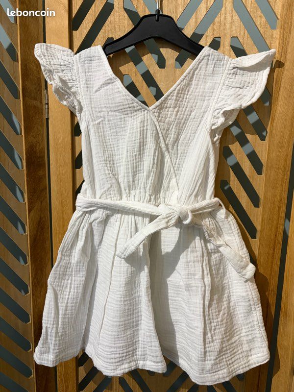Robe blanche fille 3a Okaïdi (image 2)
