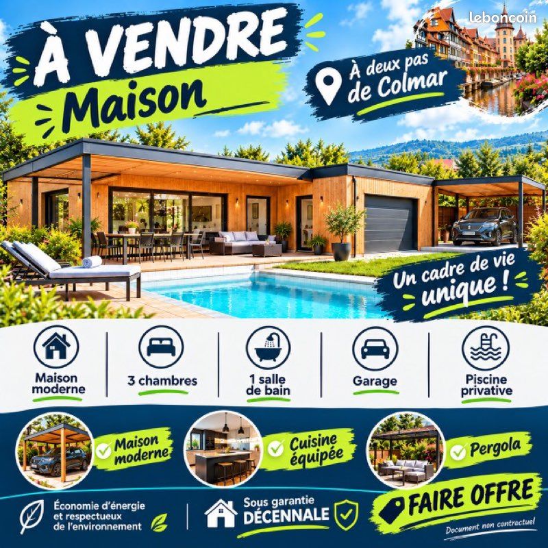 Maison 5 pièces 101 m² · à Guebwiller · 101 m² · 419 000 €
