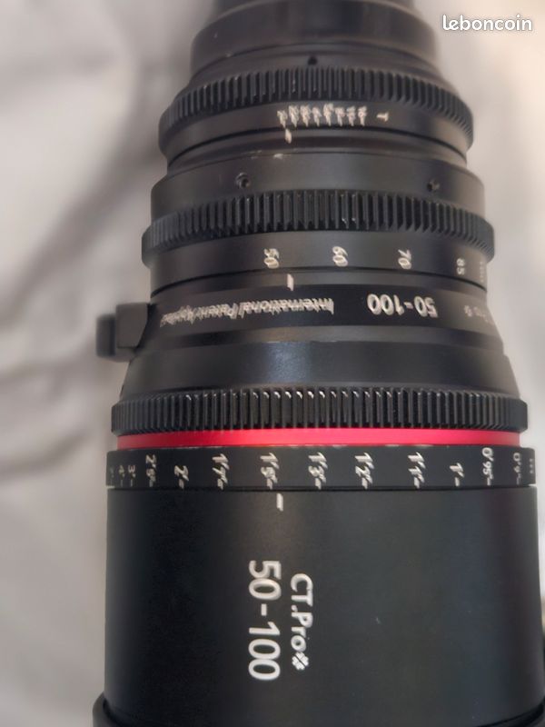 Objectif Cinéma RED Pro 100 Mm T/1,8 - Boîte Seule (sans Objectif) - Occasion Bon état