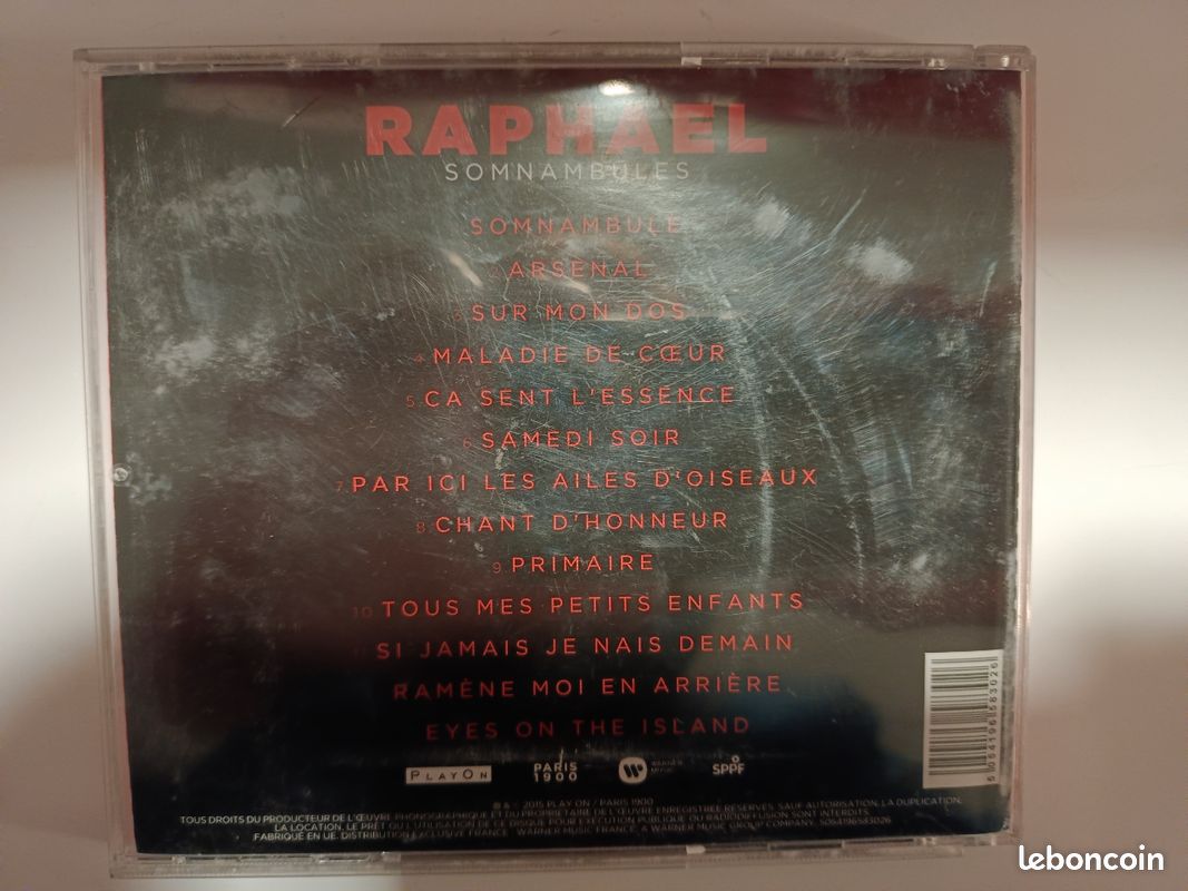 Raphaël - Somnambules - CD (image 2)