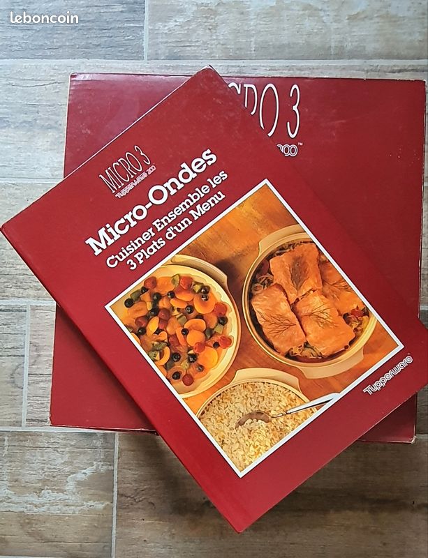 LOT 3 livres Tupperware : Le meilleur de l'Ultra Plus Gontran Pomme de Terre