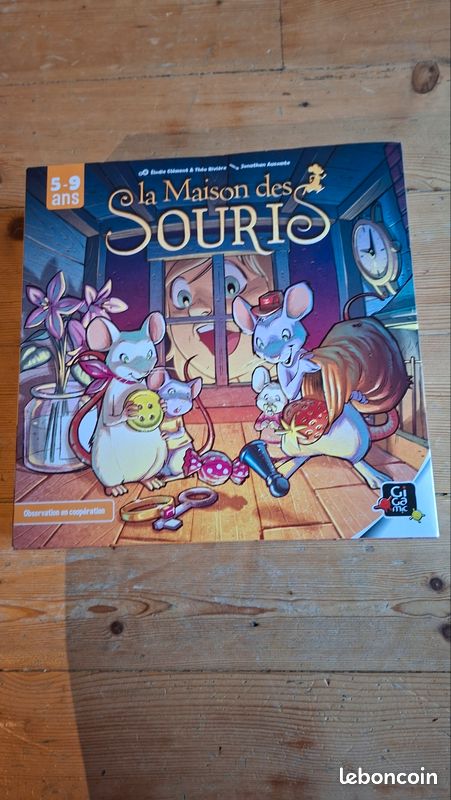 Gigamic La Maison Des Souris - Gioco Di Memoria Cooperativo Per Bambini 5-9 Anni, In 3D, Con Topolini - 3