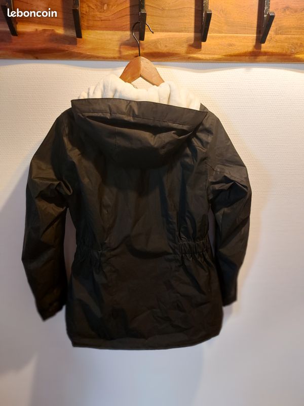 Veste decatlon noir imperméable (image 3)