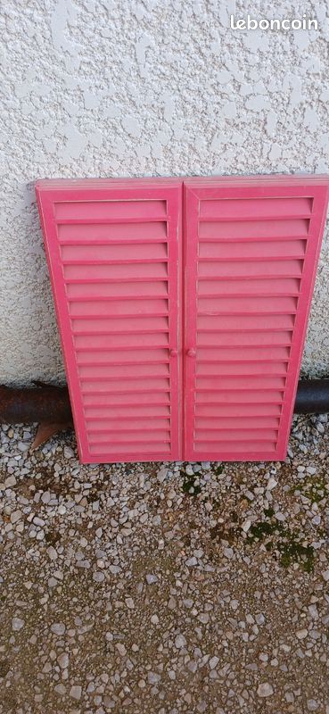 Superbe miroir rose (image 1)
