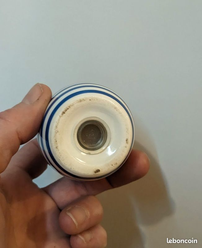Salière ou poivrière bleue/blanc Sagaform (image 4)