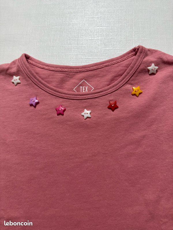 T-shirt à col roulé basique pour femmes en Rose